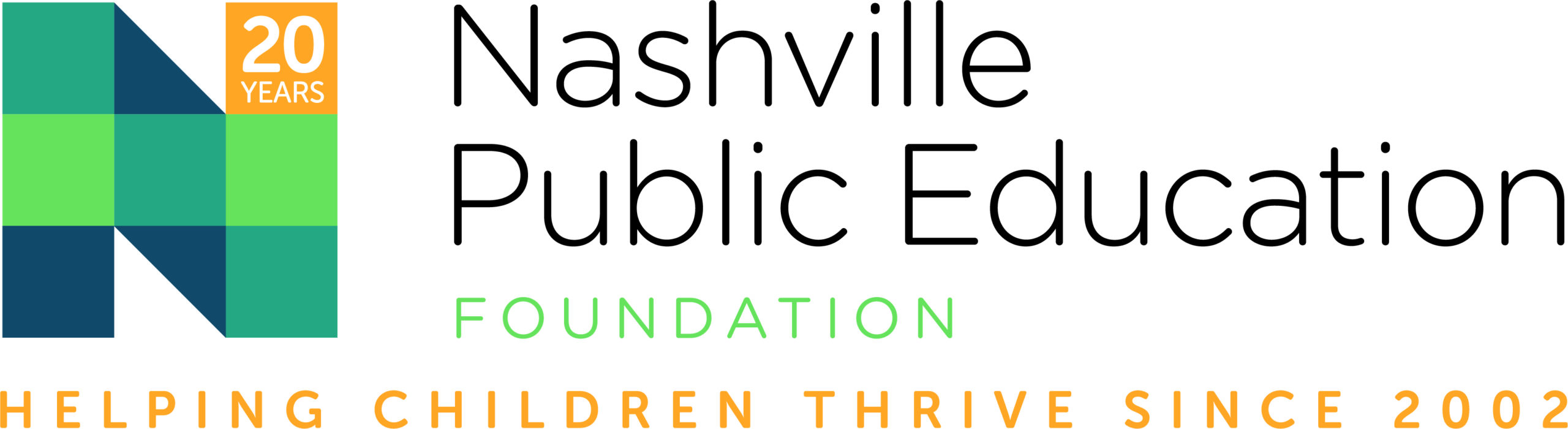 Nashville Public Education Foundation 20th Anniversary Logo